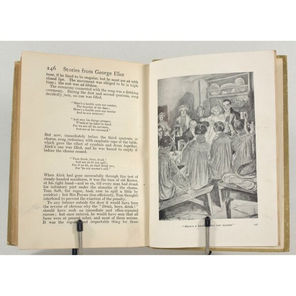 Antique Book "Stories From George Eliot", George G Harrap 1913 Mary Ann Evans - Picture 9 of 10